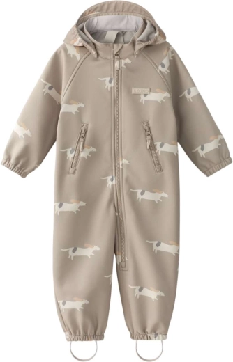 Leokid Lilo softshell overál beige woof, méret 80