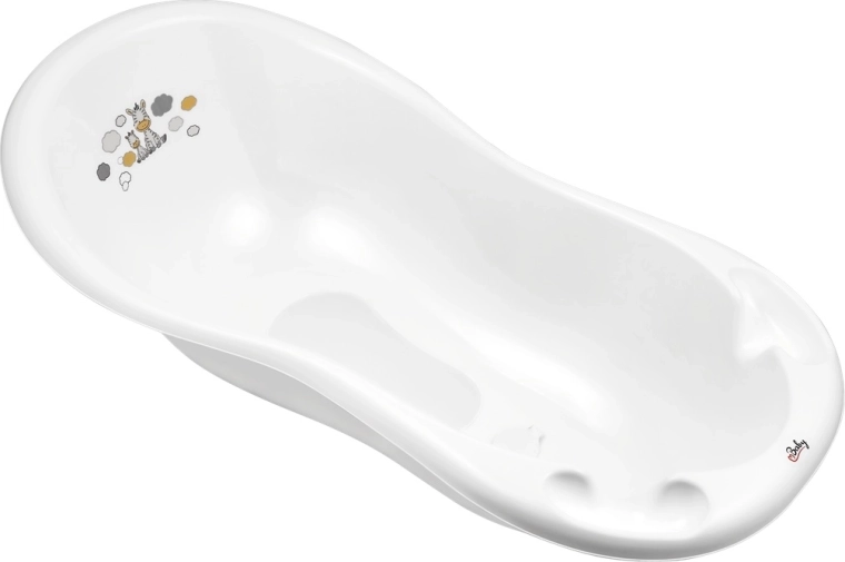 Maltex babakád dugóval és csúszásgátlóval 100 cm – fehér Zebra