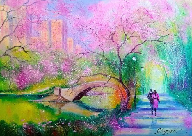 ENJOY Parki séta puzzle 1000 darabbal