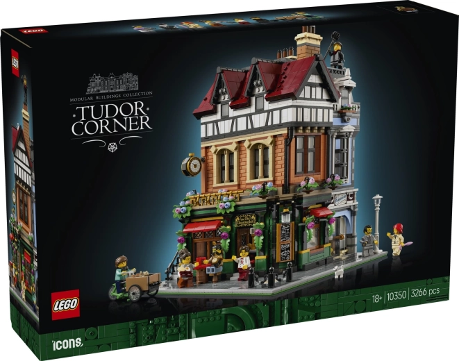 LEGO Icons Tudor corner – angol stílusú ház
