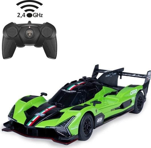 RC autó Lamborghini SC63 LMDH 1:24 zöld