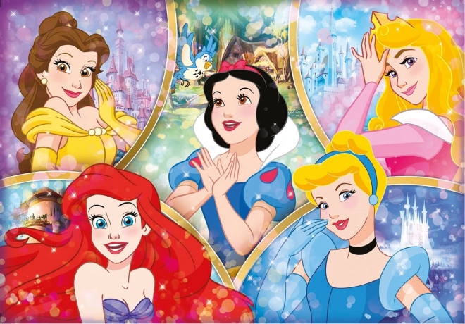 Puzzle 180 darabos Disney hercegnők