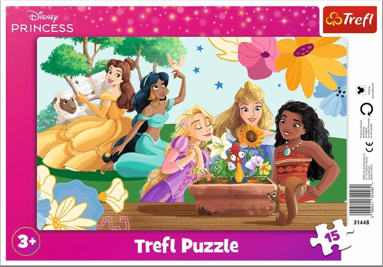 Trefl Disney Princess puzzle: A mosoly ereje, 15 darabos