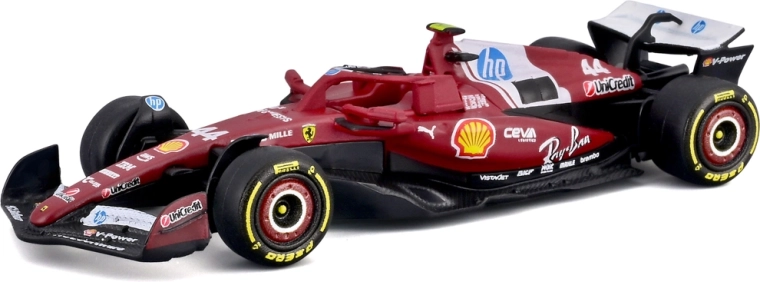 Bburago Ferrari SF-25 (2025) Lewis Hamilton #44 – Forma–1 modell 1:64 bliszterben
