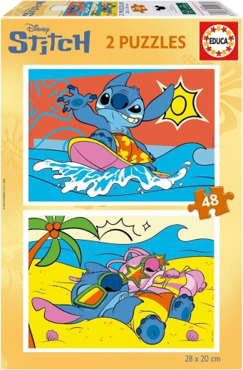 Educa gyermek puzzle Stitch 2x48 darabos