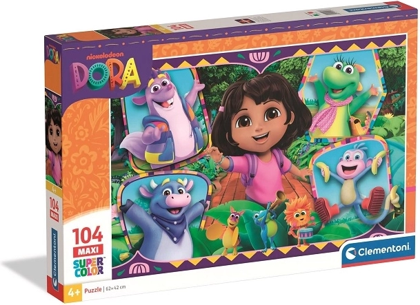 Clementoni maxi puzzle Dora – 104 darab