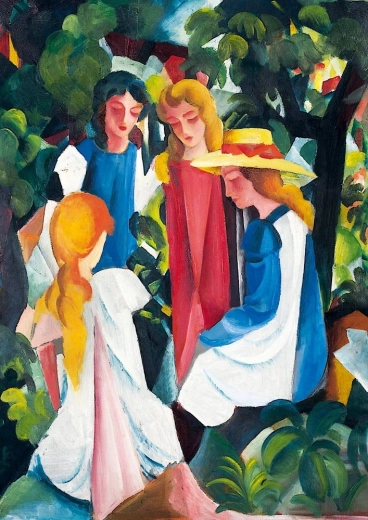 Puzzle Négy lány 1000 darabos BLUEBIRD
