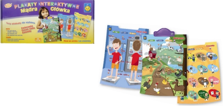 Interaktív poszterek – állatok, testrészek és foglalkozások