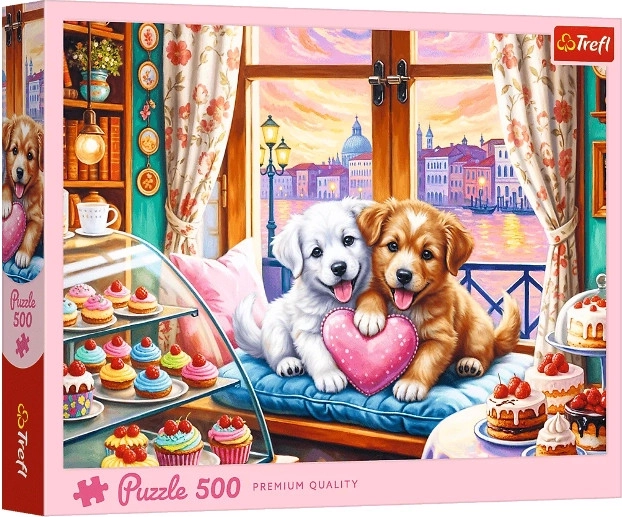 Puzzle 500 Kiskutyaszerelem