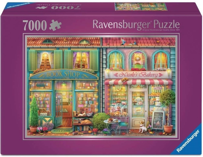 Ravensburger Puzzle Könyvesbolt és pékség 7000 darabos