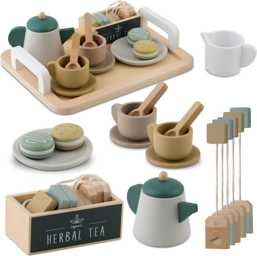 NUKIDO fa teáskészlet