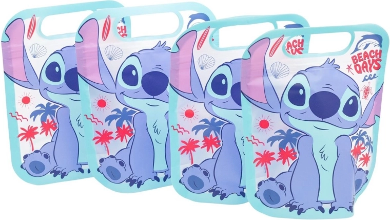 DISNEY Stitch újrazárható tasakok készlete, 4 db