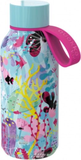 Rozsdamentes gyermek termoszpalack Quokka Kids Solid Underwater pánttal 330 ml