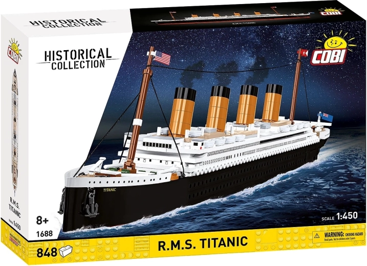 RMS TITANIC építőkészlet 1:450, 848 darab