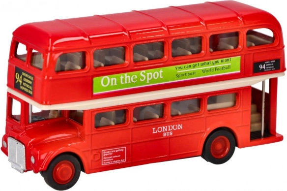 Goki londoni emeletes busz fém modell