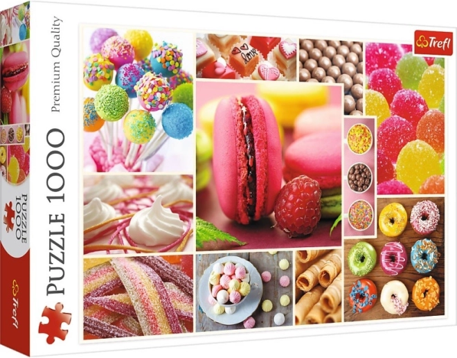 Puzzle 1000 darabos Candy – kollázs