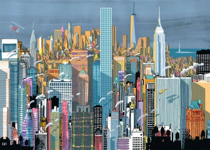 Ravensburger puzzle New York város 1000 darabos