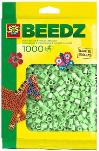 SES Creative vasalható gyöngyök világoszöld 1000 db