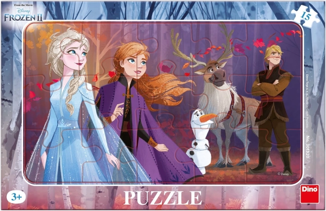 Frozen II puzzle Kristoffal – 15 darabos táblás