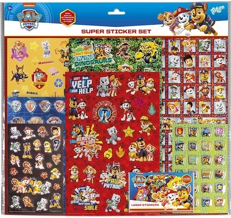 CCG Paw Patrol matrica szett – szuper készlet (8 ív)