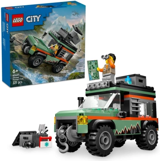 LEGO City hegyi 4x4 terepes teherautó
