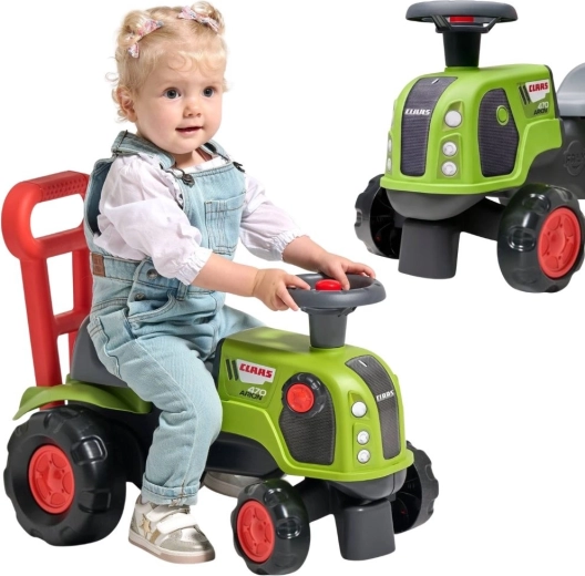 Falk Baby Claas Arion 470 lábbal hajtható traktor dudával