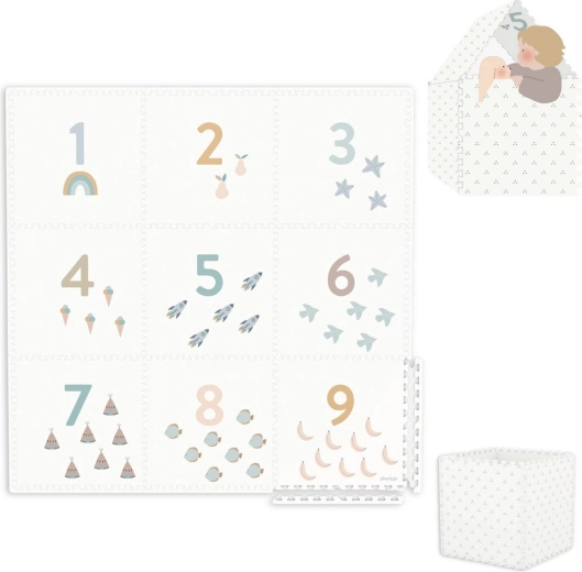 Play&Go tiloo EEVAA 2 az 1-ben játszószőnyeg Numbers