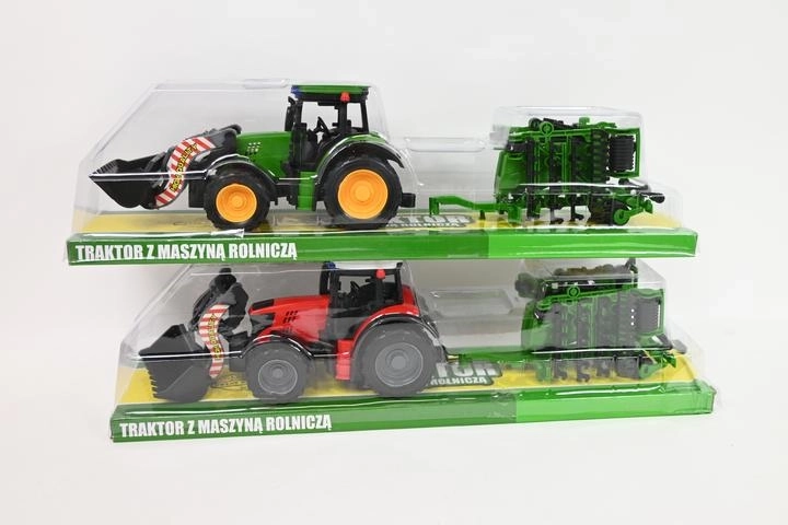 Traktor mezőgazdasági géppel (játék)