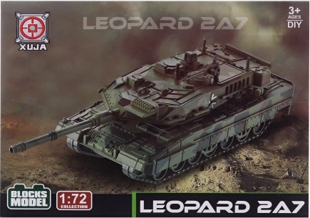 Leopard 2A7 harckocsi építőkészlet