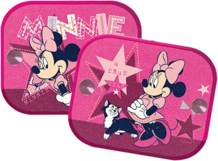 Minnie Mouse rózsaszín autós napellenző 2 db