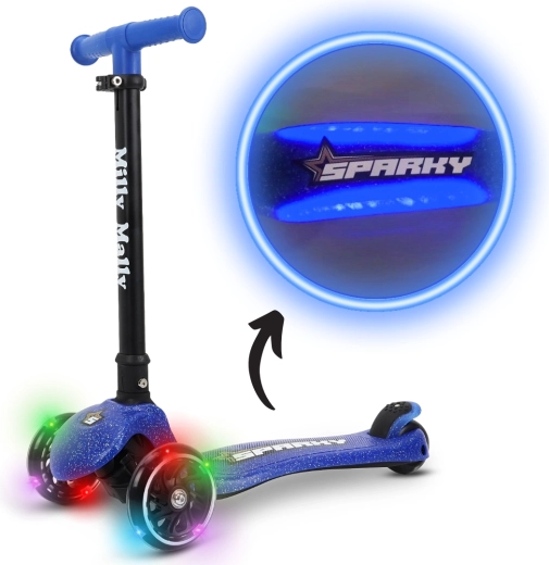 Milly Mally Sparky Blue háromkerekű gyerekroller