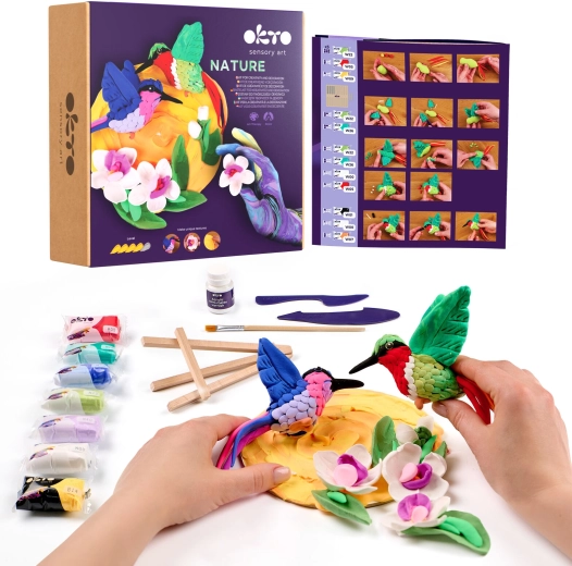 Okto nature művészeti modellező készlet – Kolibrik