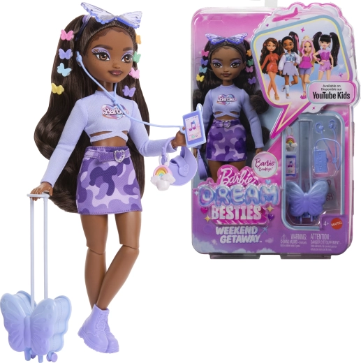 Barbie Dream Besties Brooklyn hétvégi kiruccanás kiegészítőkkel