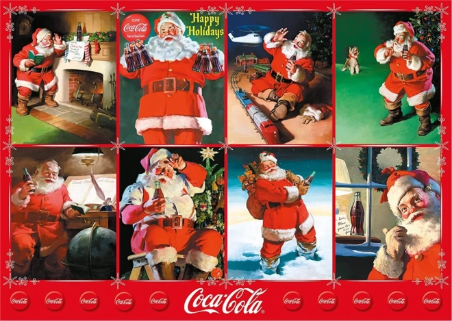 Coca-Cola Mikulás puzzle, 1000 darab