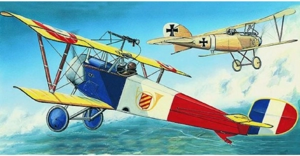 Nieuport 11/16 Bebe repülőgép modell