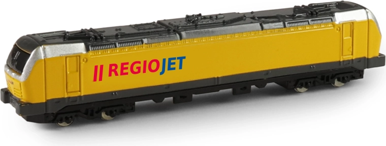 Fém REGIOJET mozdony 16 cm