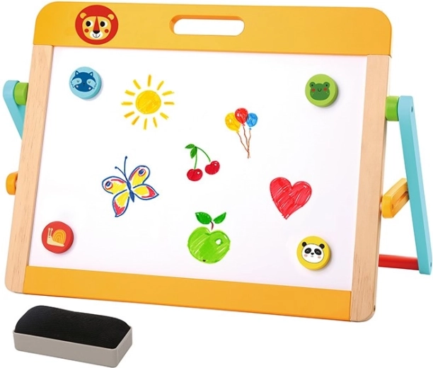 BABU kétoldalas fa tábla gyerekeknek