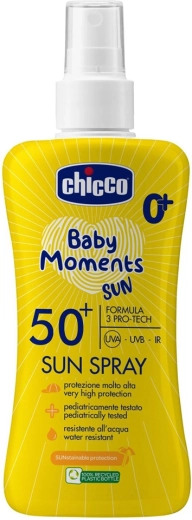 Chicco gyerek napozó spray SPF 50+, 150 ml