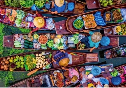 Puzzle Thai lebegő piac 1000 darab CLEMENTONI