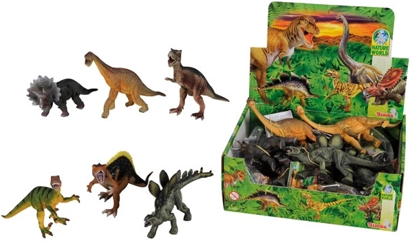 Gumi dinoszaurusz 14–16 cm, véletlenszerűen kiválasztott változat – 1 darab