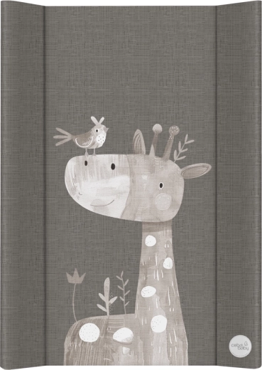 Ceba Baby kemény pelenkázó alátét kiságyra 50 × 70 cm Basic Friendly Giraffe