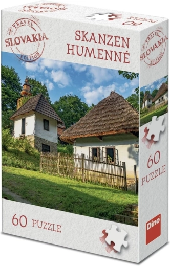 Dino Puzzle Turisztikai kiadás Szlovákia – Humenné skanzen, 60 darab