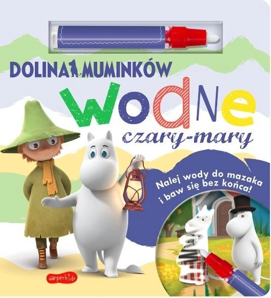 Mumin-völgy: Varázslatos vizes festés gyerekeknek