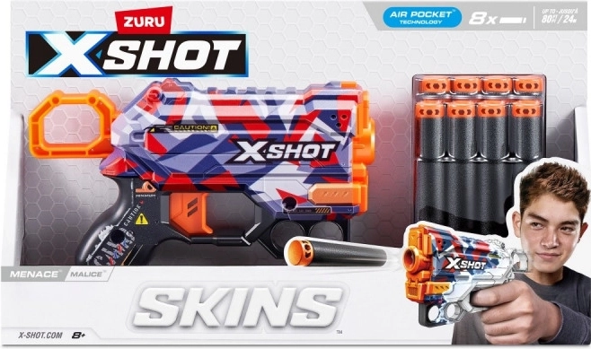 X-Shot Skins Menace Malice habszivacs blaster