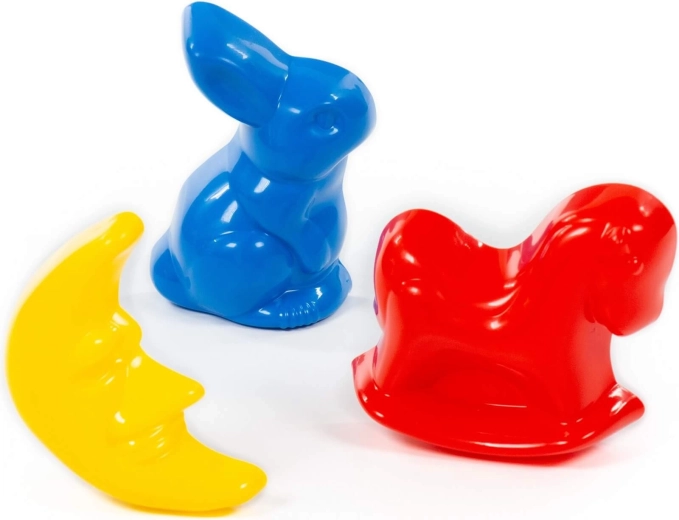 Homokozóformák – nyuszi, lovacska és hold