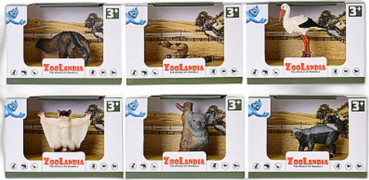 Zoolandia szafari állatka figura (6 féle) - 1 db