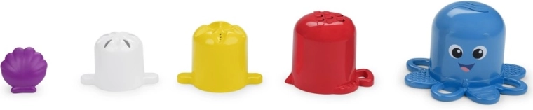 Baby Einstein Opus Stack & Stream – rakásolható és vizes poharak, 5 darabos készlet