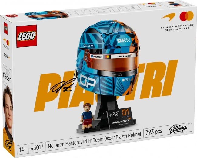 LEGO Oscar Piastri McLaren Mastercard F1 Team sisak