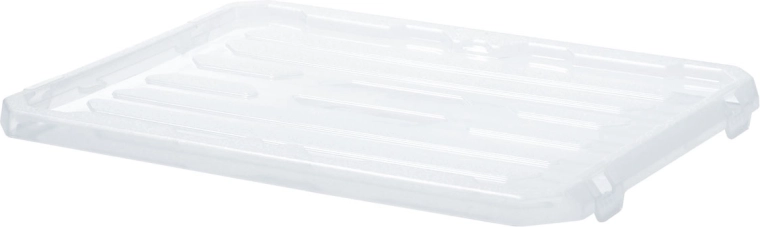 Műanyag fedél Cargobox tárolódobozhoz 400 × 300 × 30 mm, átlátszó