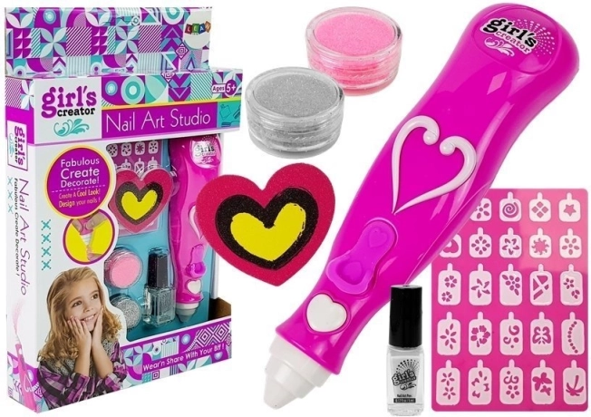 Lány Kreatív Körömdíszítő Készlet